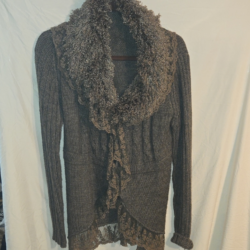 Cozy Brown Knit Sweater